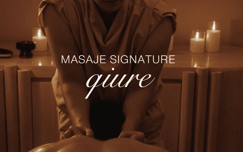 MASAJE SIGNATURE QIURE 90 MIN 2X1 