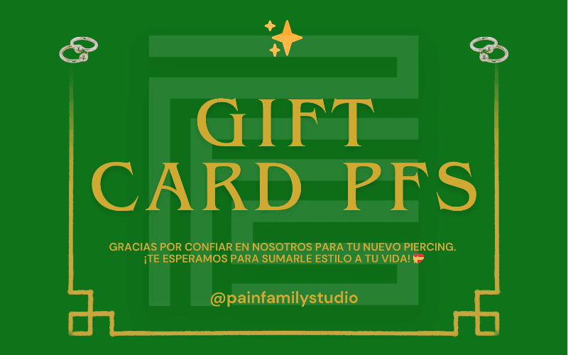 Gift Card piercing inicial 🎁