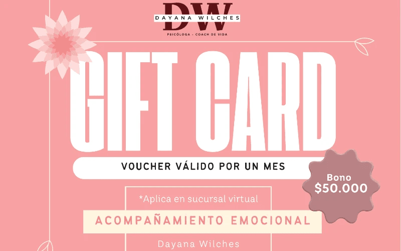 Gift Card Mes De La Mujer Sesión Virtual