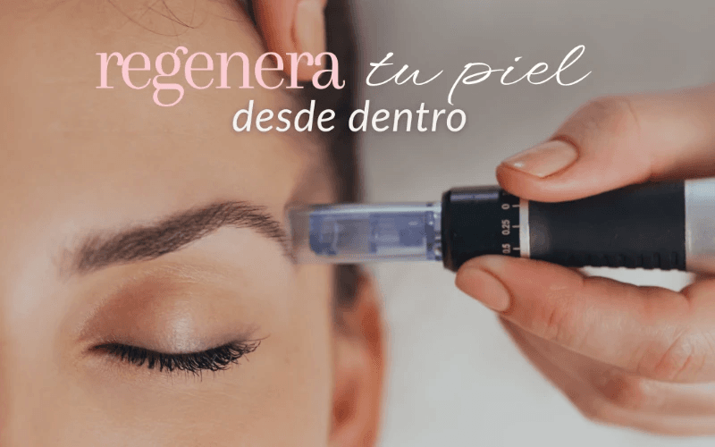 Abril Facial Dermapen con PDRN Salmon mas mascara LED