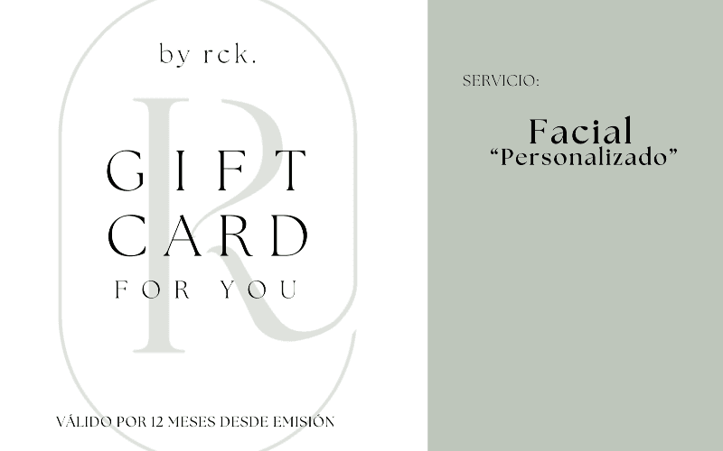BUEN FIN- gift card facial personalizado
