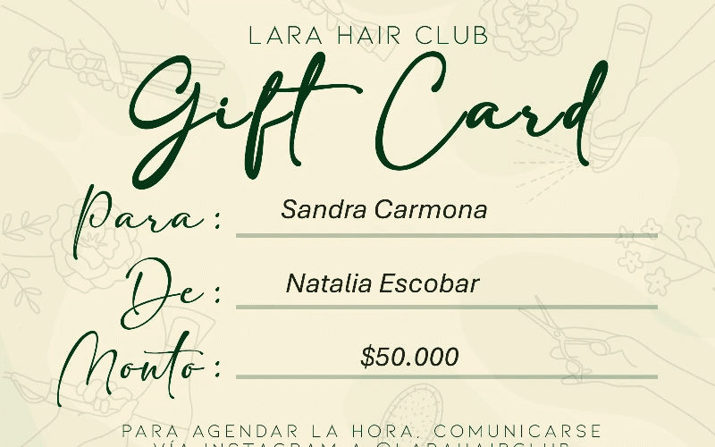 Gift Card Feliz Cumpleaños!