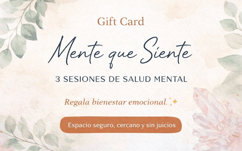 Mente que Siente – Gift Card de Bienestar Emocional