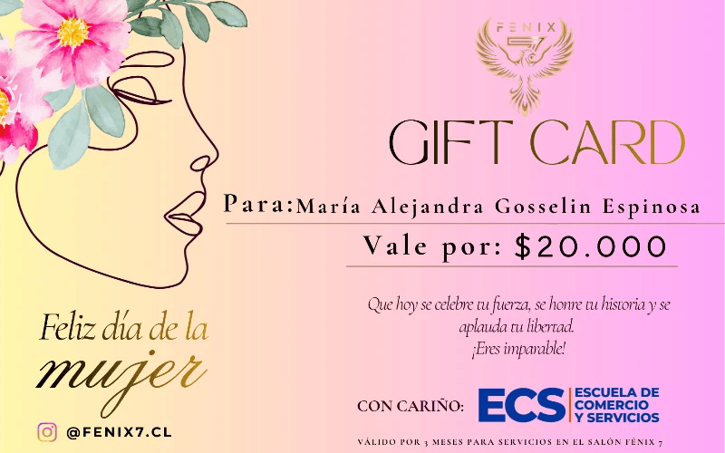 ¡FELIZ DÍA DE LA MUJER María Alejandra Gosselin Espinosa!