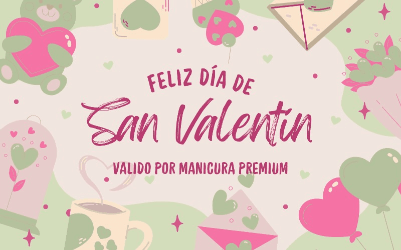 Gift Card San Valentin por Esmaltado permanente Premium