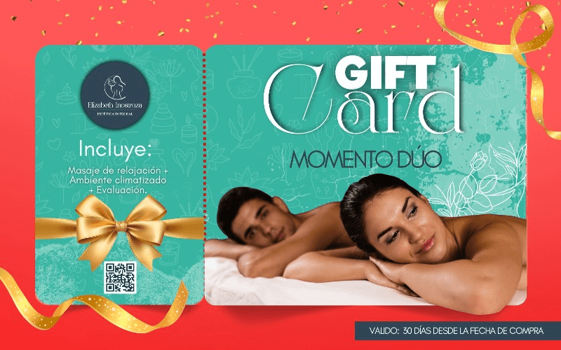 Gift Card: Momento Dúo (Masaje en Pareja) 🥂❤️