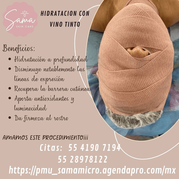 Vinoterapia lifting e hidratación (4 sesiones)