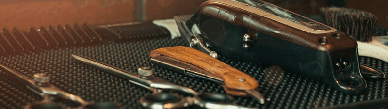 The Gerrys Barber Shop banner