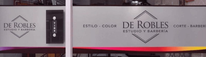 De Robles Estudio y Barbería banner