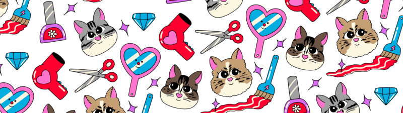 Manito de gato salón banner