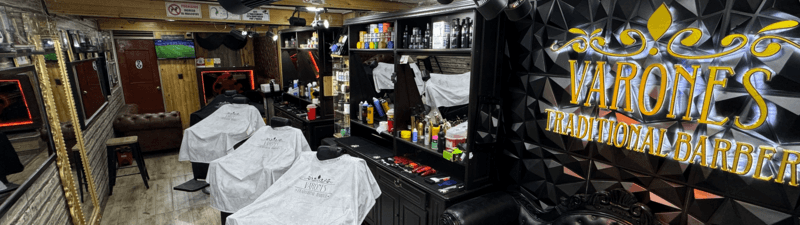 Varones Traditional Barber banner