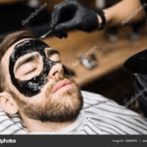 MASCARILLA PUNTOS NEGROS