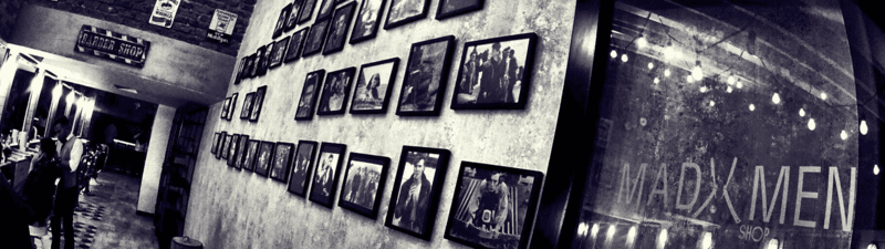 Mad Men Barbershop banner