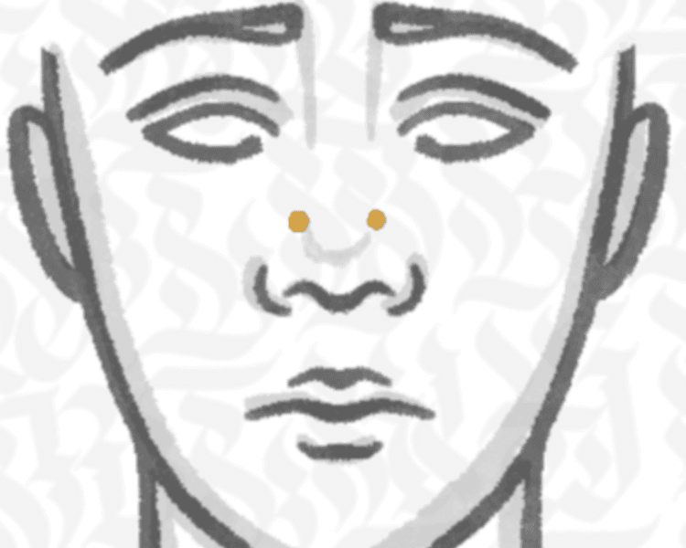 High Nostril Piercing