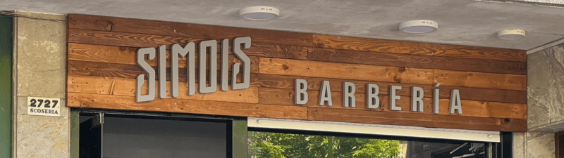 Barbería Simois banner