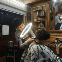 Barbería de barber tincho logo