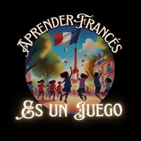 Aprender francés es un juego logo
