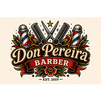 Don Pereira barber  logo