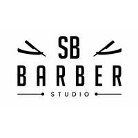 SB BARBER STUDIO logo