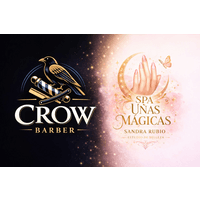 Spa Uñas Magicas Y The Crow Barber logo
