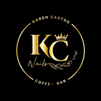 KC NAILS COFFE BAR logo