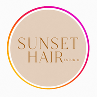 Sunset.estudiohair logo