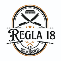 Barbería y Peluqueria Regla 18 logo