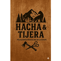 Barbería Hacha & Tijera logo