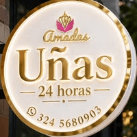 uñas 24 horas AMADAS -sedes Laureles | Bello logo