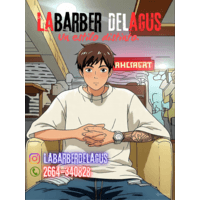 LA BARBER DEL AGUS logo