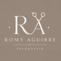 Romy Aguirre Peluqueria  logo