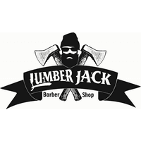 Lumberjack barber shop logo