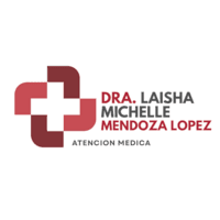 Consulta medica. "Dra Laisha Michelle Mendoza" logo