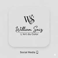 WILLIAM SAIZ  L ART DU COLOR logo