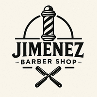 JIMENEZ Barber shop logo