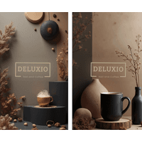 DELUXIO NAIL AND COFFEE logo