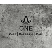 ONE Cafe l Barberia l Bar logo