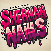 SHERMAN NAILS logo