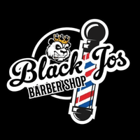 Black-jos barbershop logo