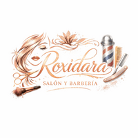 Roxidara salón y barbería  logo