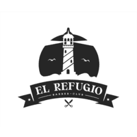 EL REFUGIO Barber Club logo