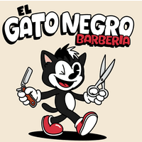Barberia El Gato Negro logo