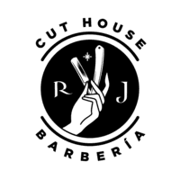 R y J Cut House Barbería logo