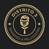Distrito 3 barberia & peluquería  logo