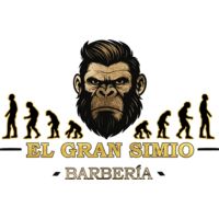 El gran simio barbería  logo