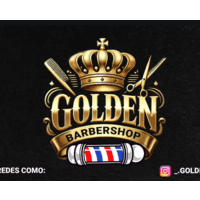 Golden barber logo