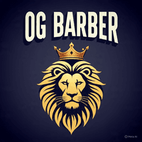 Barbería de OG BARBER logo
