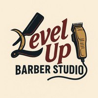 LEVEL UP BARBER logo