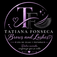 T F Tatiana Fonseca brows and lashes logo