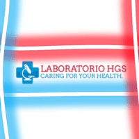LABORATORIO HGS CARING FOR YOUR HEALTH logo